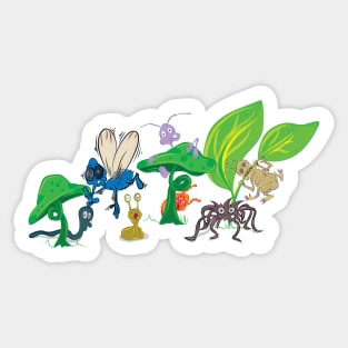 Bug time Sticker